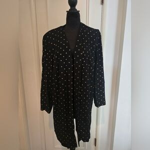 John Roberts Black and Gold Polka Dot Jacket